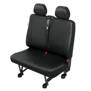 FUNDA DE ASIENTO DOBLE NEGRA PRACTICAL CUERO ECOLÓGICO FACIL LIMPIEZA Mercedes Sprinter III (2006-2018)