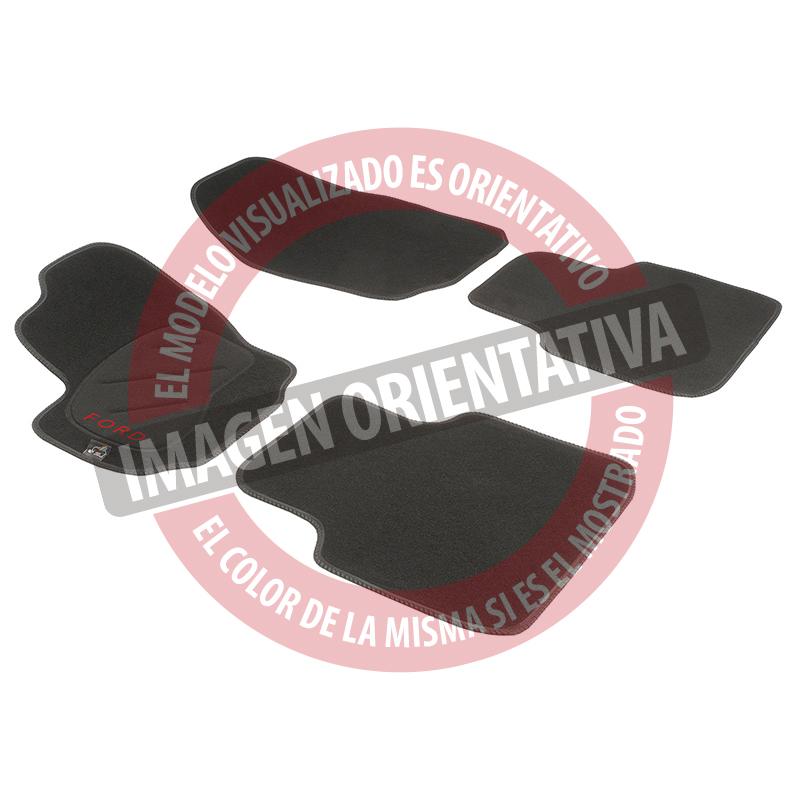 JUEGO ALFOMBRAS PREMIUM NEGRA MODELO MERCEDES CLASE CLA X117 SHOOTING